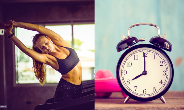 The right time and rules for exercising