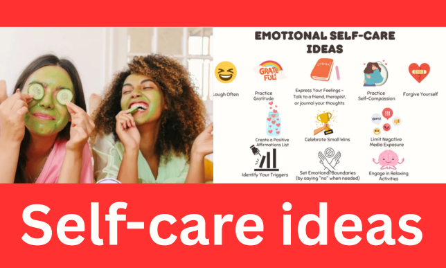 self-care ideas